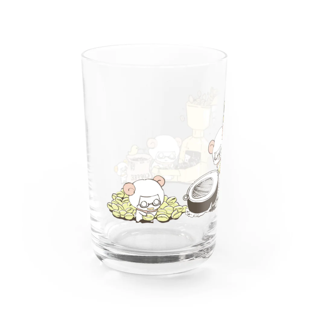 旅する#ひつじですの旅するひつじのCOFFEE Water Glass :left