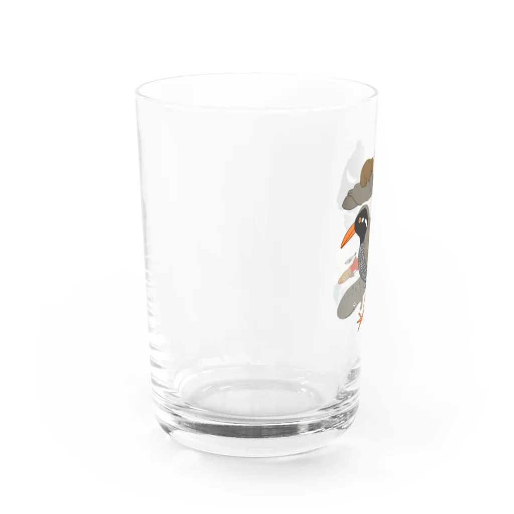 チナップあにまるマートのぜつめつきぐしゅ１ 〜japan〜 Water Glass :left