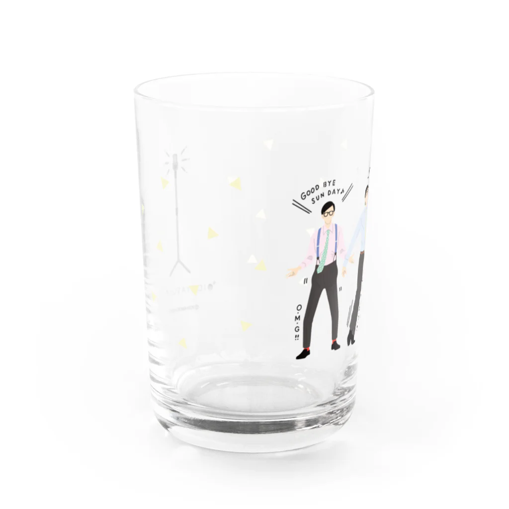 よしもと芸人オフィシャルショップのzakkaYOSHIMOTO おいでやすこが Water Glass :left