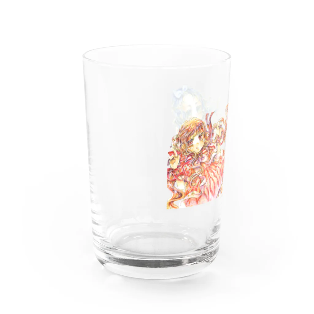 WORLDCHANGER_suzuriの赤海月・水海月 Water Glass :left