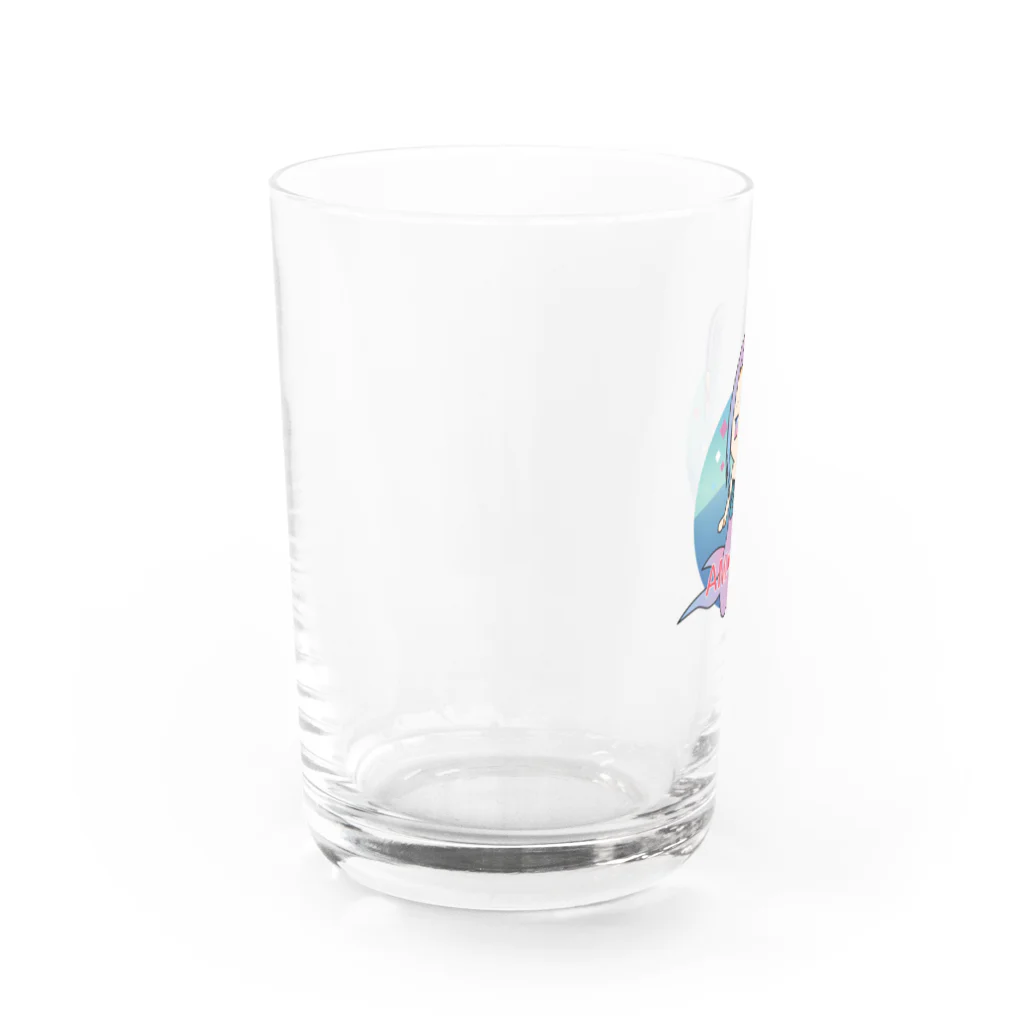 桜餅のアマちゃん Water Glass :left