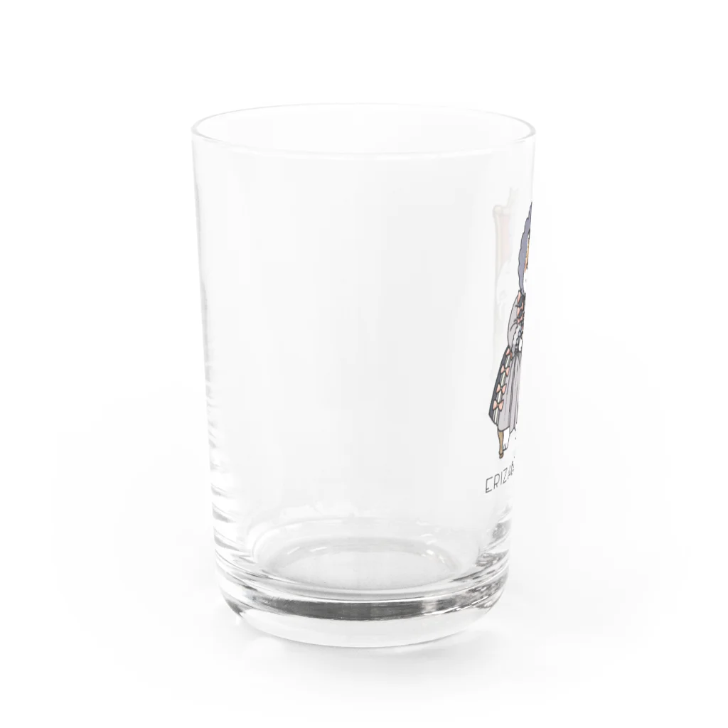 くもりのエリザベスねこ Water Glass :left