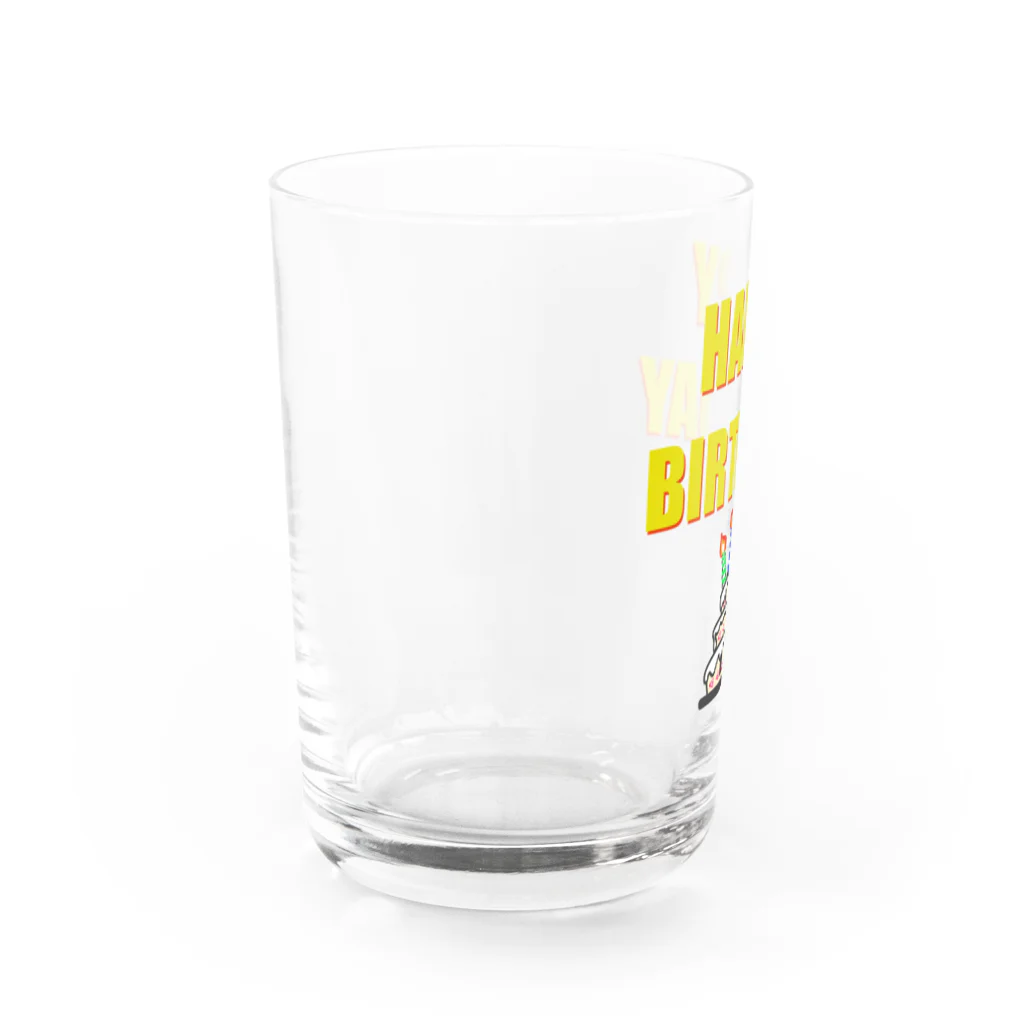 のほ本舗のハッピーバースデー2 Water Glass :left