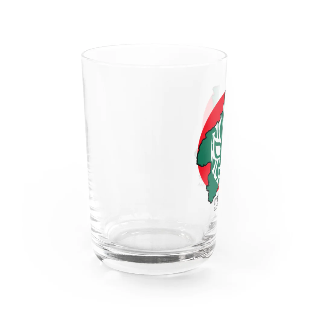 覆面MANIA＆CMLLの群馬覆面プロレス（黒文字） Water Glass :left