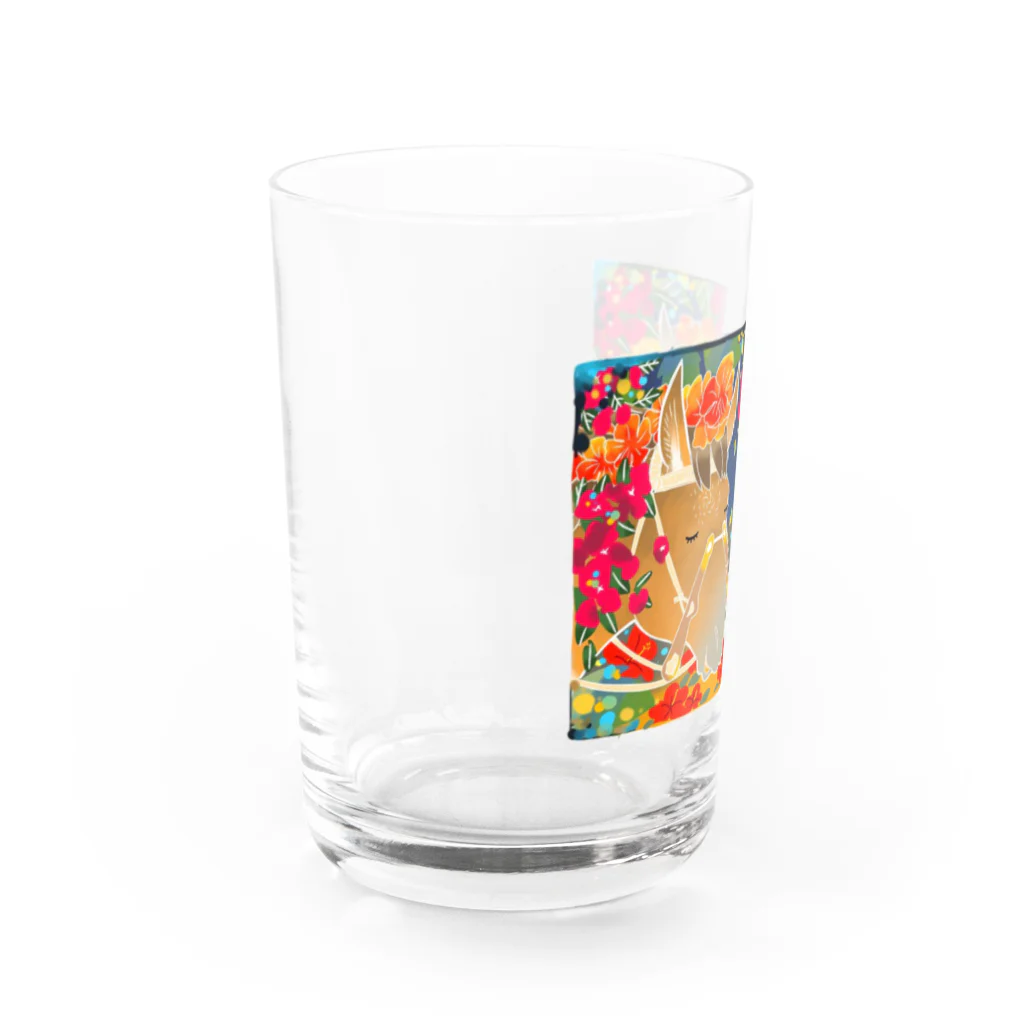 poniponiの沖縄の馬 Water Glass :left