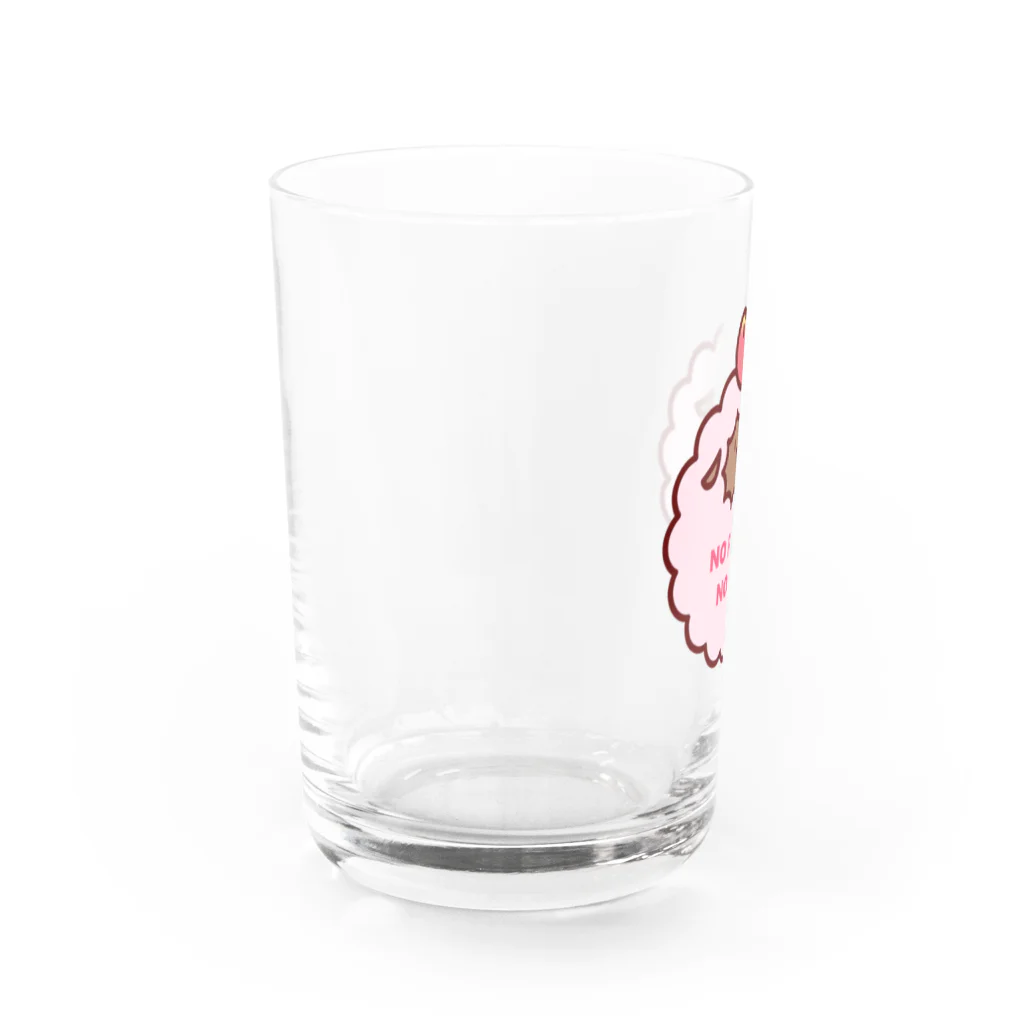 Nari's Farm(ナリズファーム)ひつじと桃のNO PEACH,NO LIFE.★ Water Glass :left