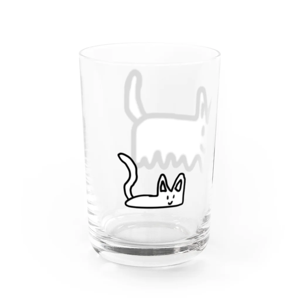 ✝︎hard gay✝︎のねこ壱 Water Glass :left