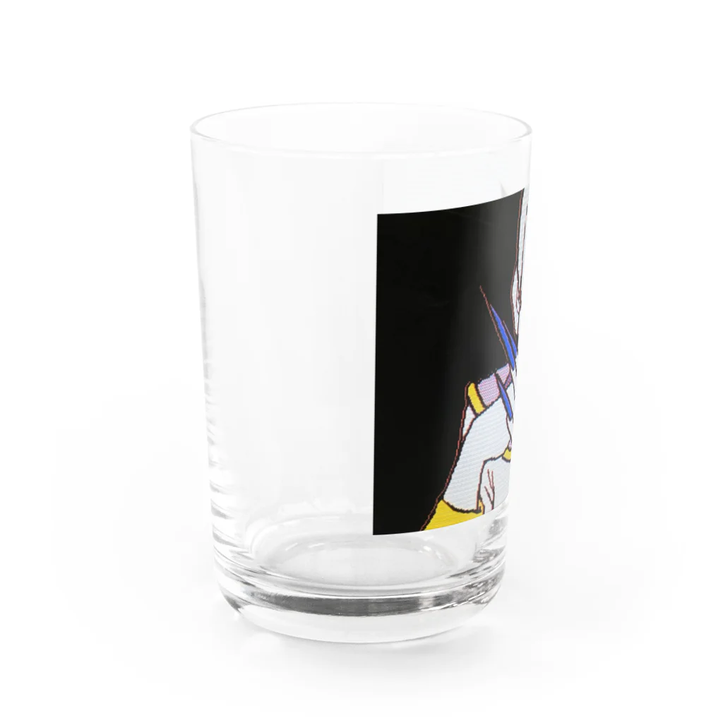 夜間飛行の単眼くん Water Glass :left