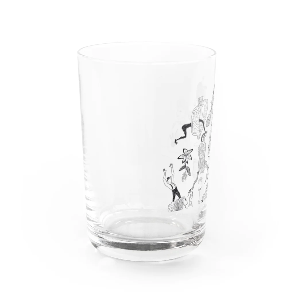 Omas Ladenのちょっと変な生き物たち Water Glass :left