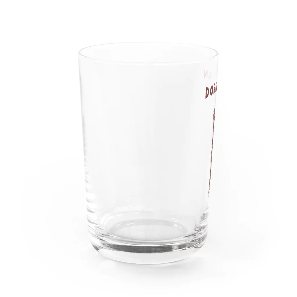 NIKORASU GOのドーベルマン好き専用デザイン（Tシャツ・パーカー・グッズ・ETC） グラス左面