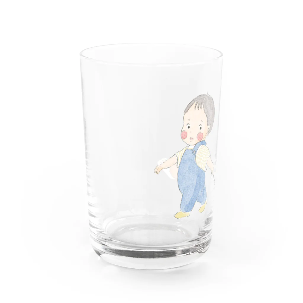 三日月屋のおさんぽ Water Glass :left