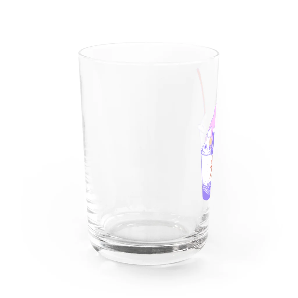 GhostShopの夏猫グラス Water Glass :left