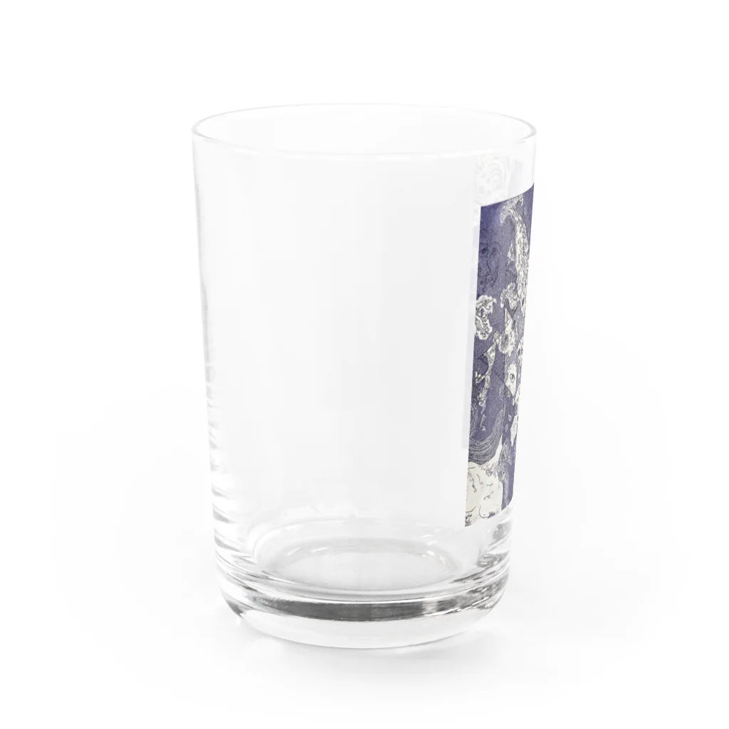 𝐥𝐢𝐬𝐚𝐰𝐚𝐭𝐚𝐧𝐚𝐛𝐞𝐩𝐚𝐢𝐧𝐭𝐢𝐧𝐠𝐬ののぞく、鯉の池 Water Glass :left