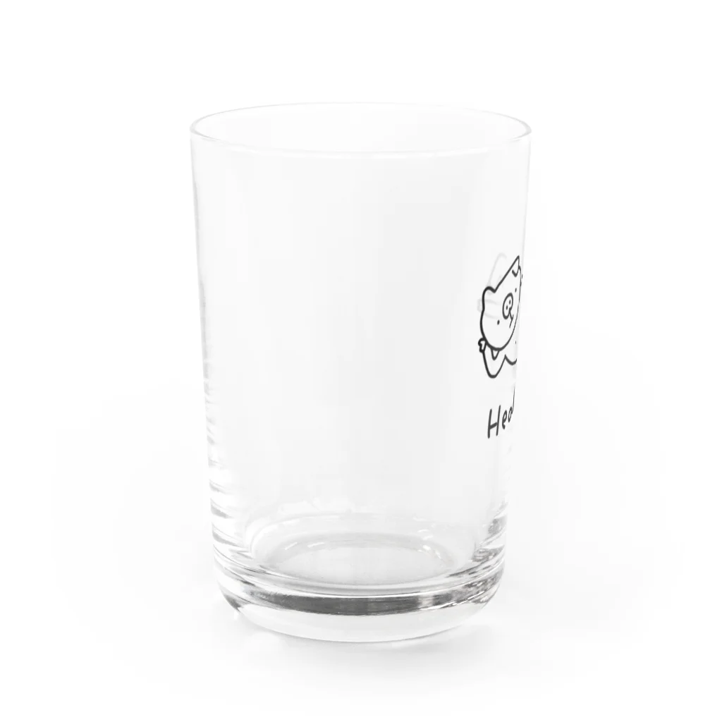 甲斐えるのブタ！ぶた！豚！のHealthy Water Glass :left