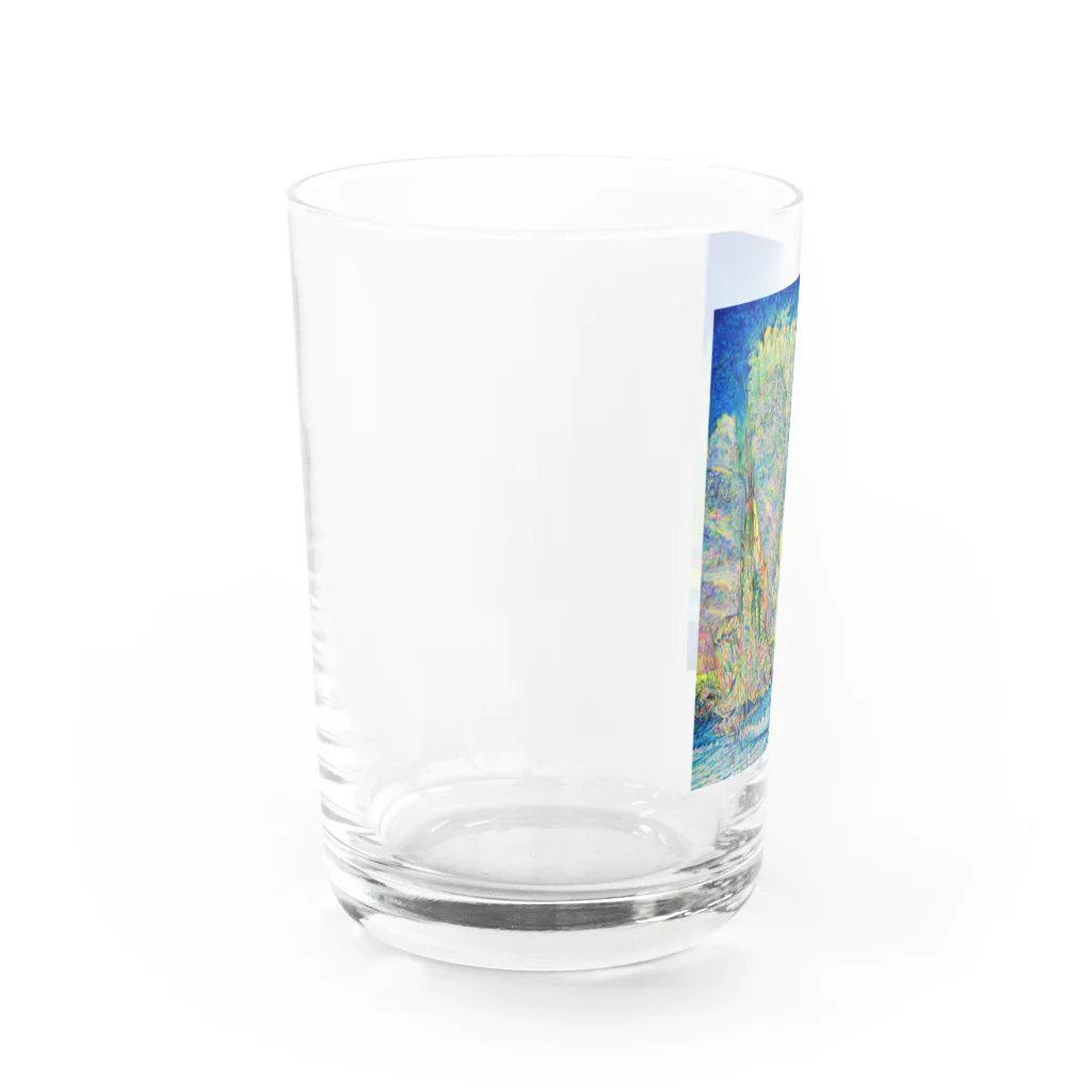 YOSHI-HEY ARTの雲と波 Water Glass :left