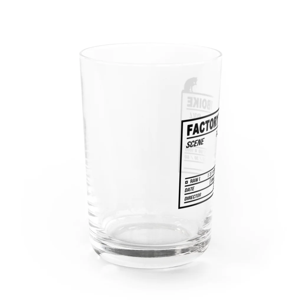 FACTORY TSUBOIKEのClapperboard Water Glass :left