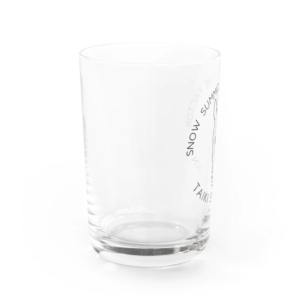 TaikiRacingClubShopのmarulogo【SPA】kuro Water Glass :left