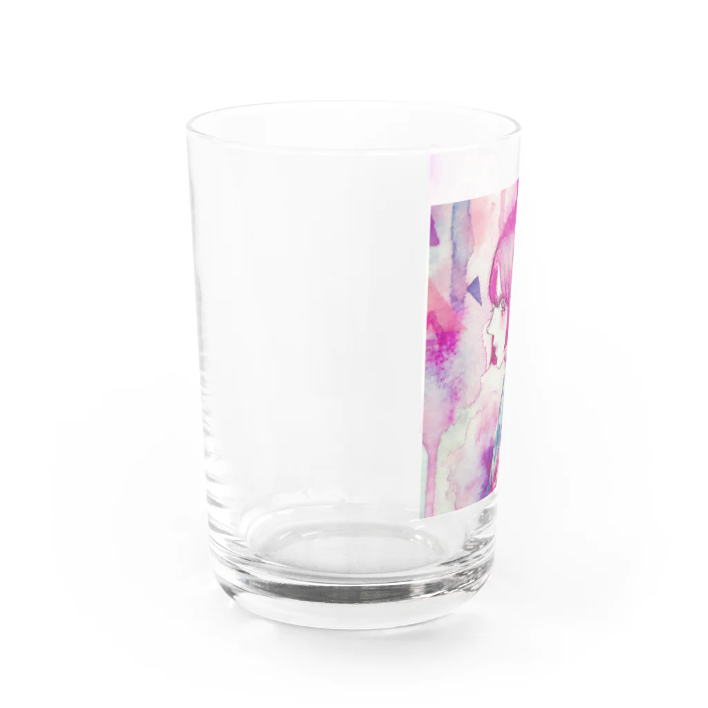 mooの水彩少女 Water Glass :left