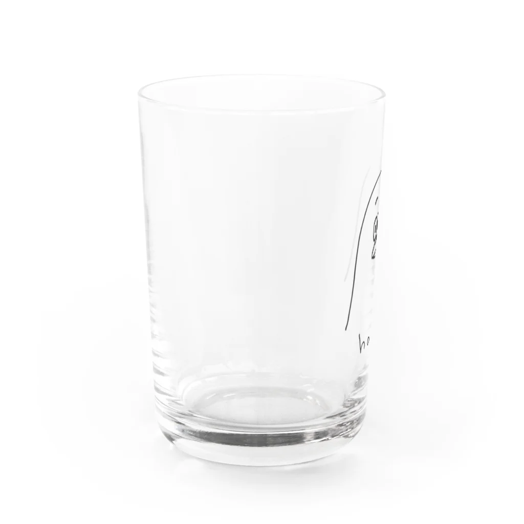 bikkiのポーカーフェイスで生きてゆく鳩 Water Glass :left