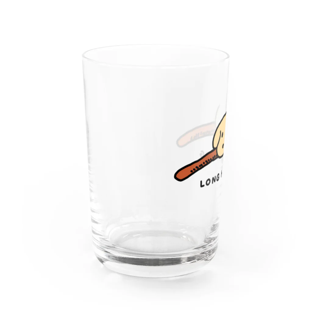 電気鰻雑貨のロングホットドッグ！（LONG HOT DOG） Water Glass :left