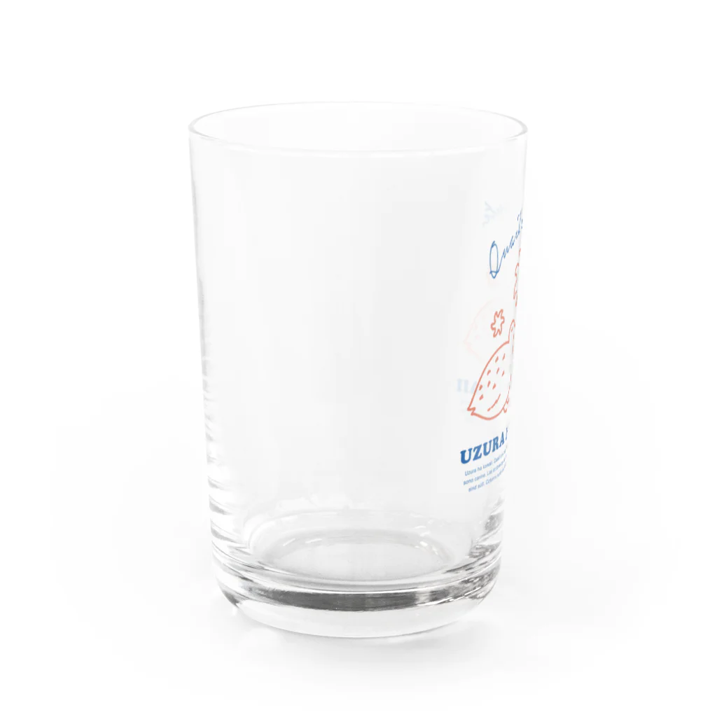 meroruのうずらは可愛い Water Glass :left