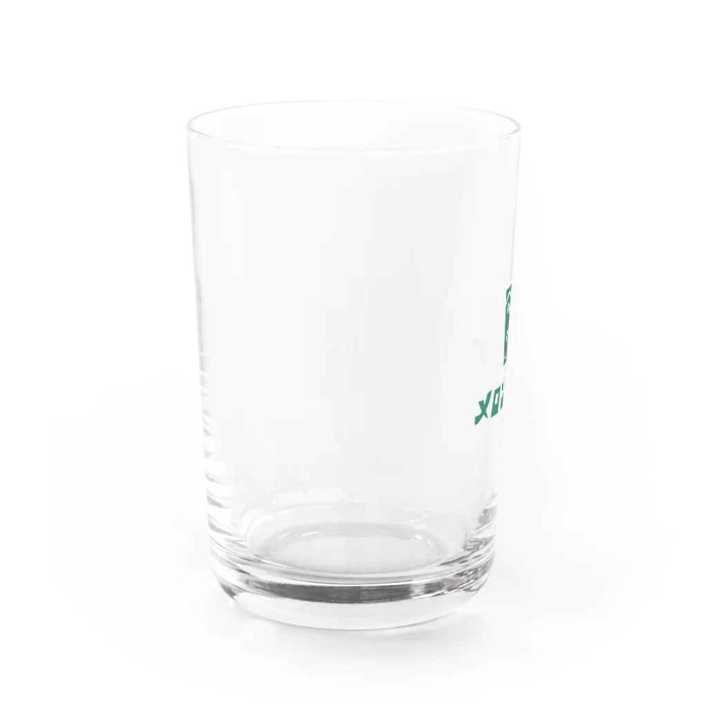スナック昭和のメロンソーダ　ワンポイント Water Glass :left