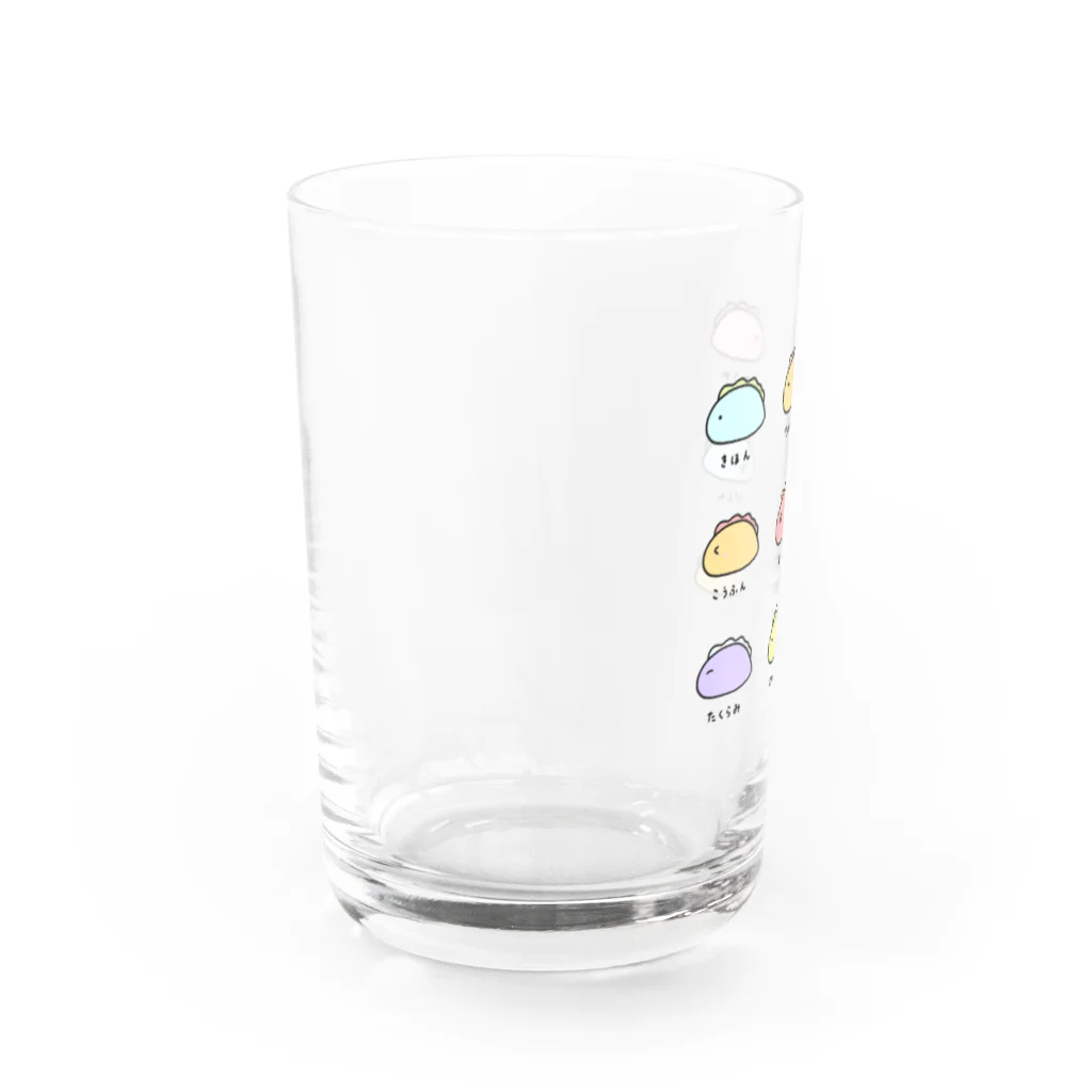 もちもちハウスのとかげずかん Water Glass :left