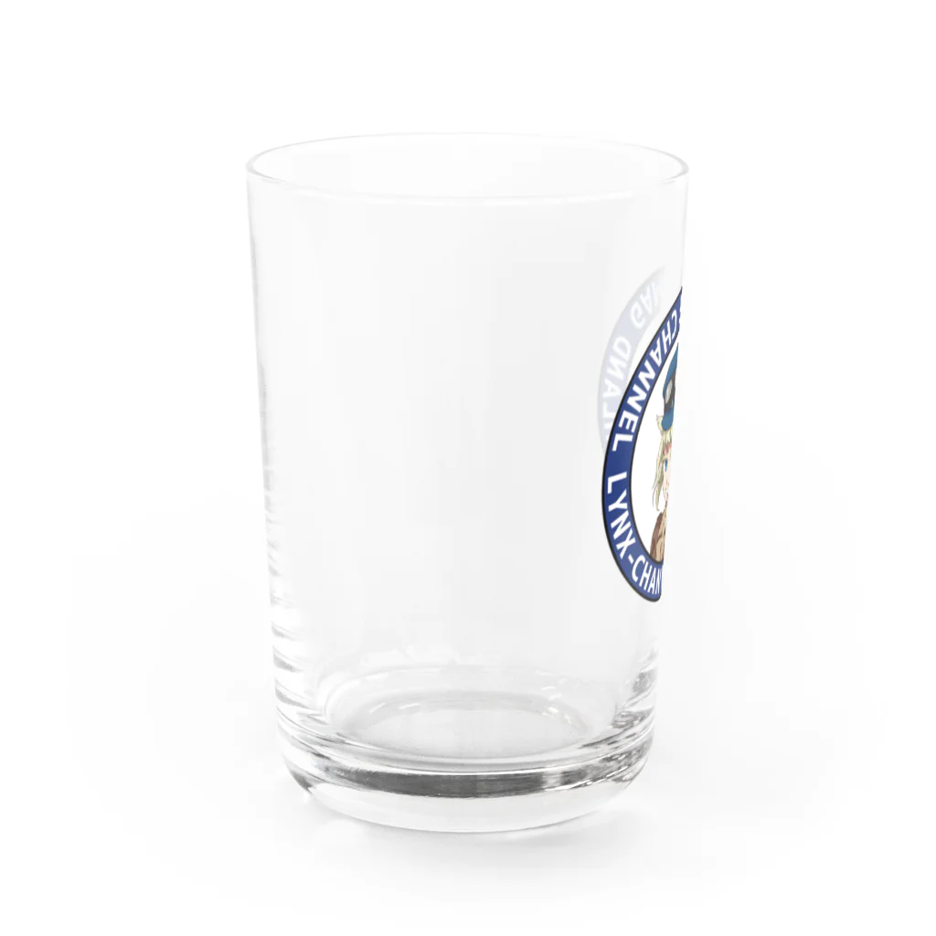 Lynx Highland shopのりんくすちゃん空軍士官 Water Glass :left