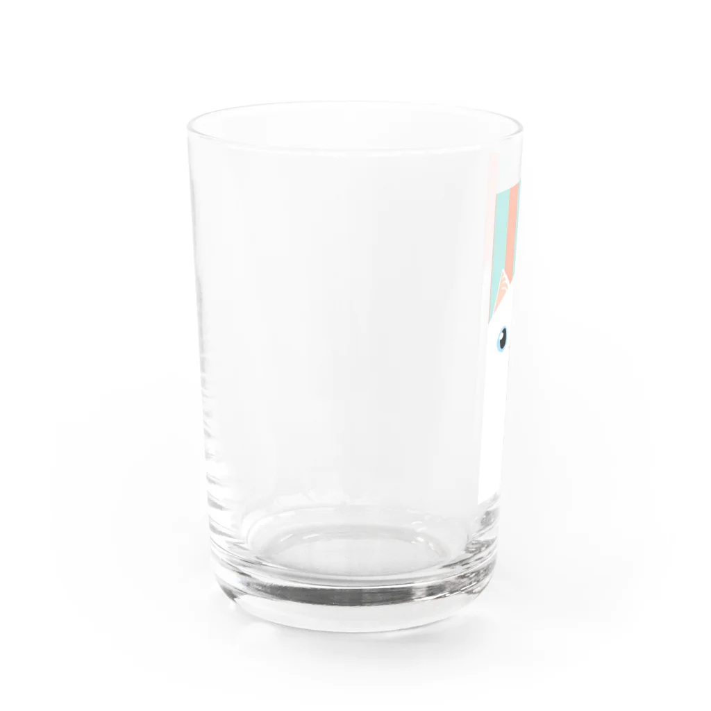 SHOP ベアたんのしろねこさん Water Glass :left