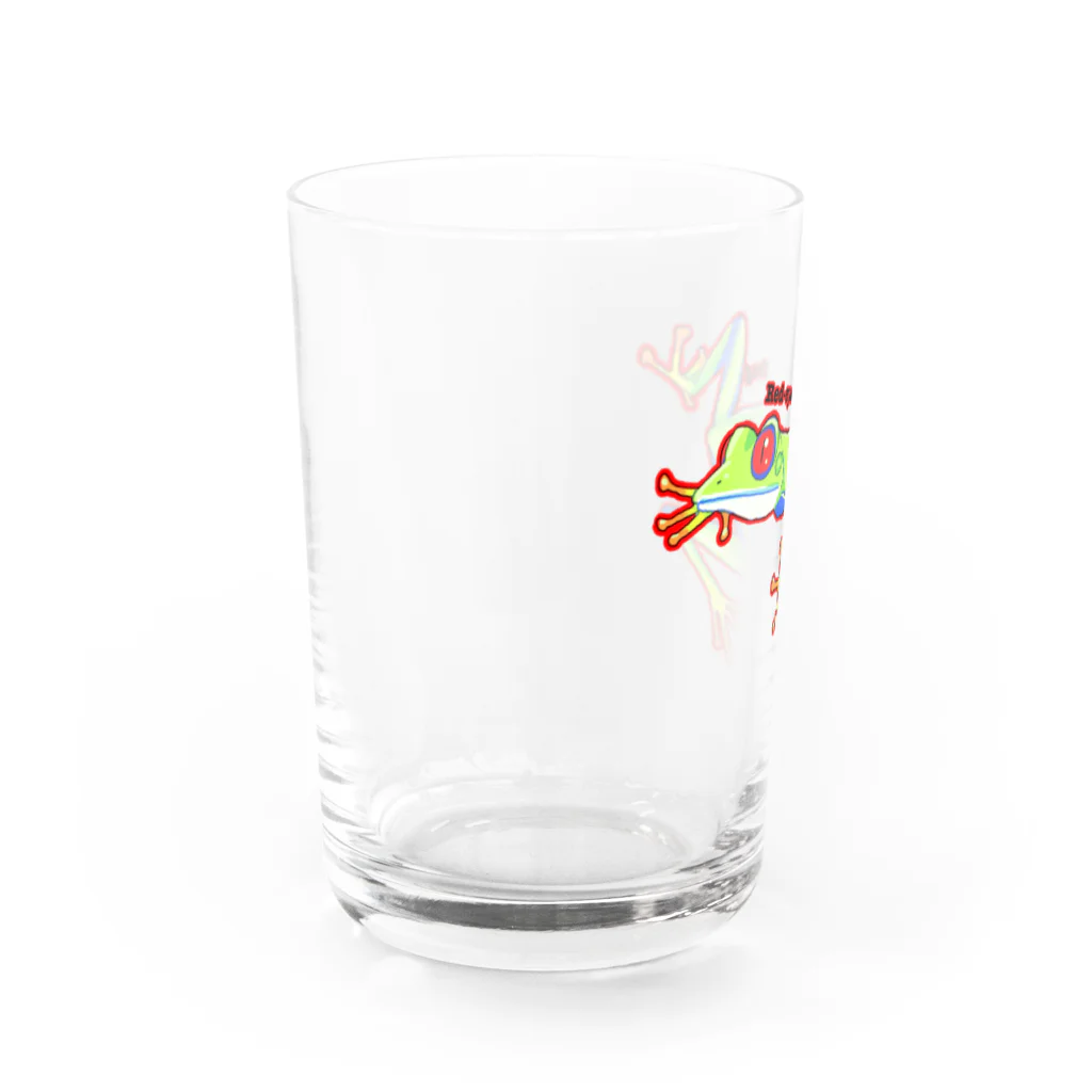 ajitaのアカメアマガエル Water Glass :left