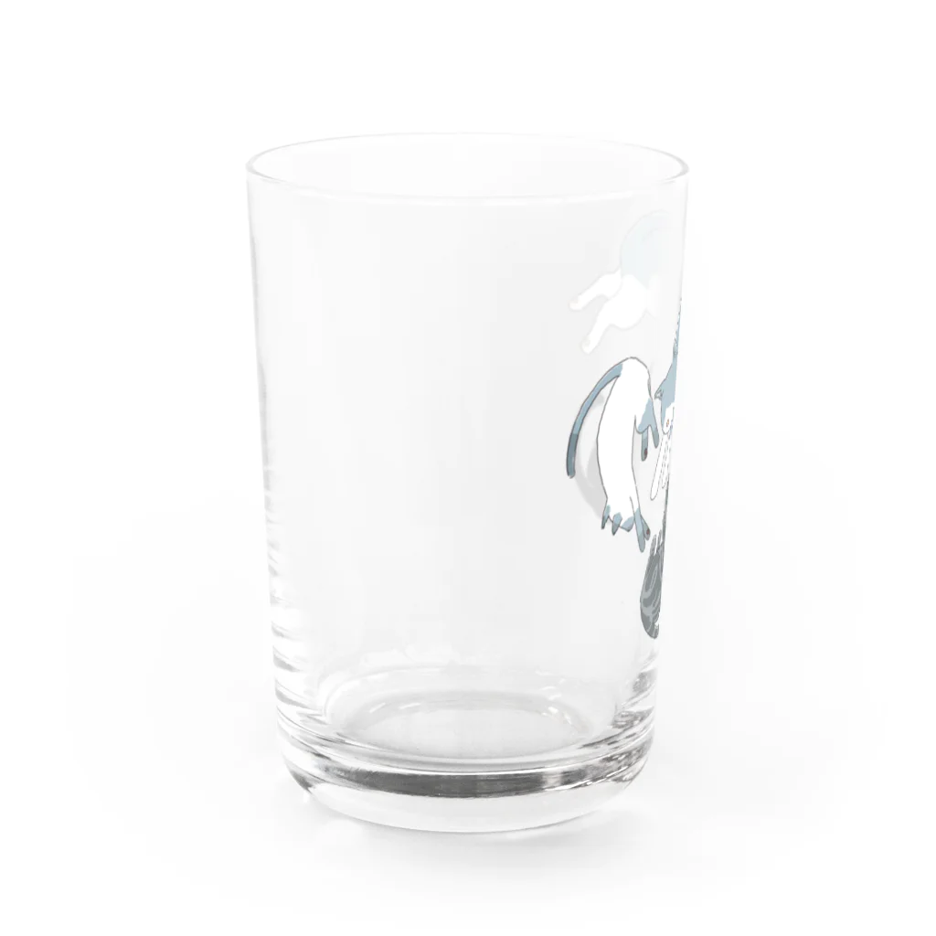 ねこの４きょうだいのねこの４きょうだい Water Glass :left