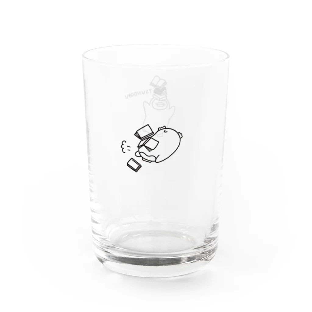 おぺんのへや（本屋lighthouse物販部）のおぺんTSUNDOKU_mono Water Glass :left