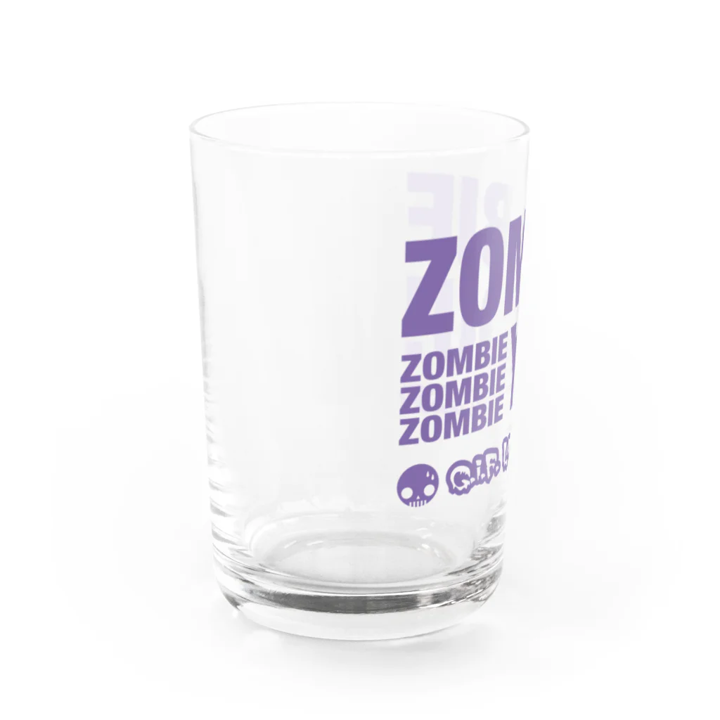 KohsukeのZombie You!（purple print） Water Glass :left