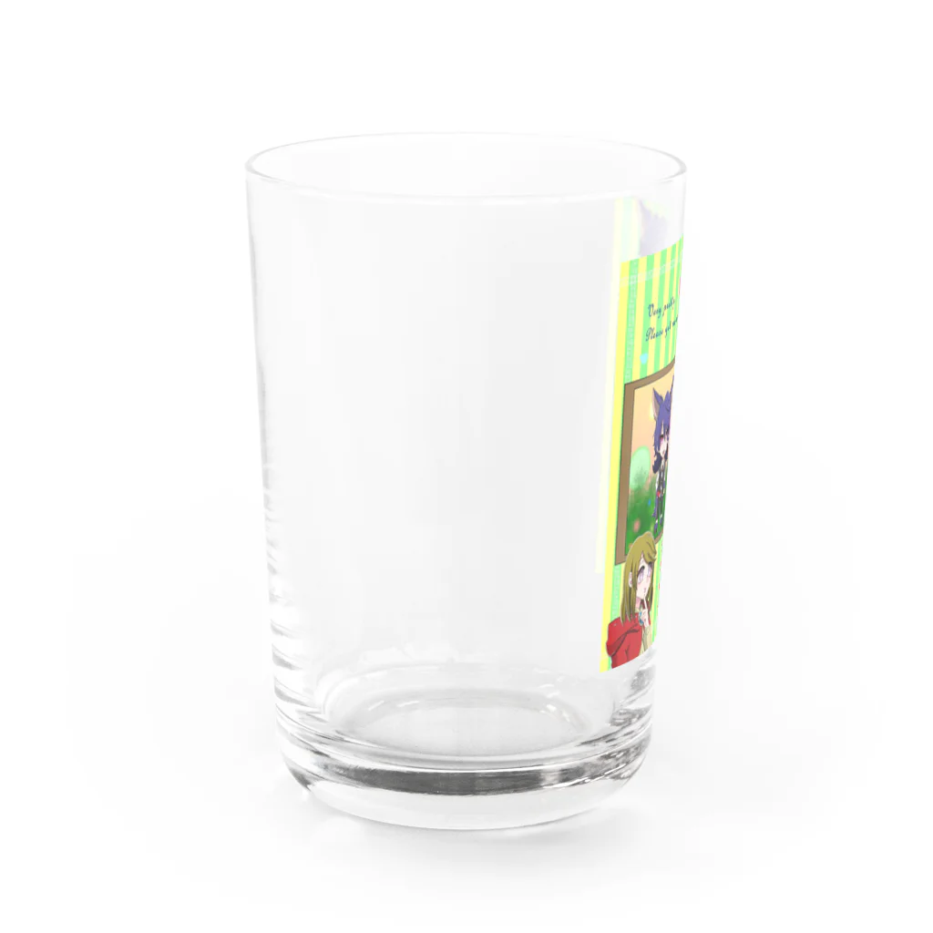 夜想明【LINEスタンプ・BOOTH販売中】のアクシスベストトゥルース「赤ずきんちゃん」 Water Glass :left