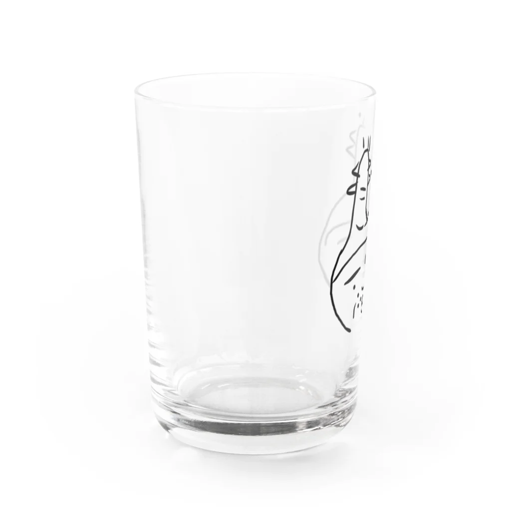 パキポキさんのグラ山キリ夫 Water Glass :left