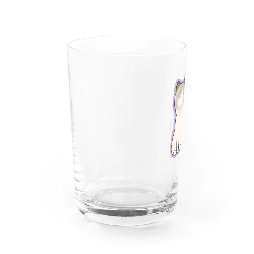 カニ🦀のラグドール Water Glass :left