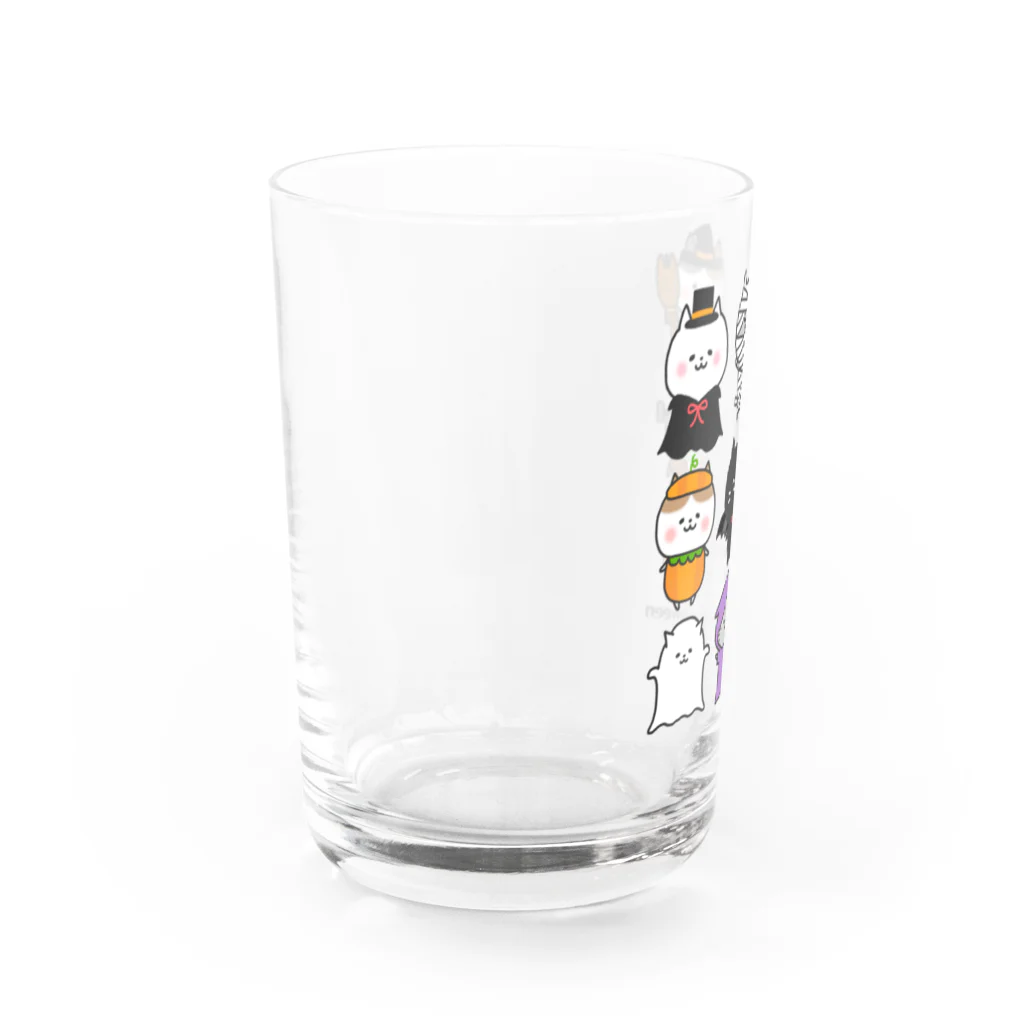 もちぱっちのHalloween🎃ねこさん2 Water Glass :left