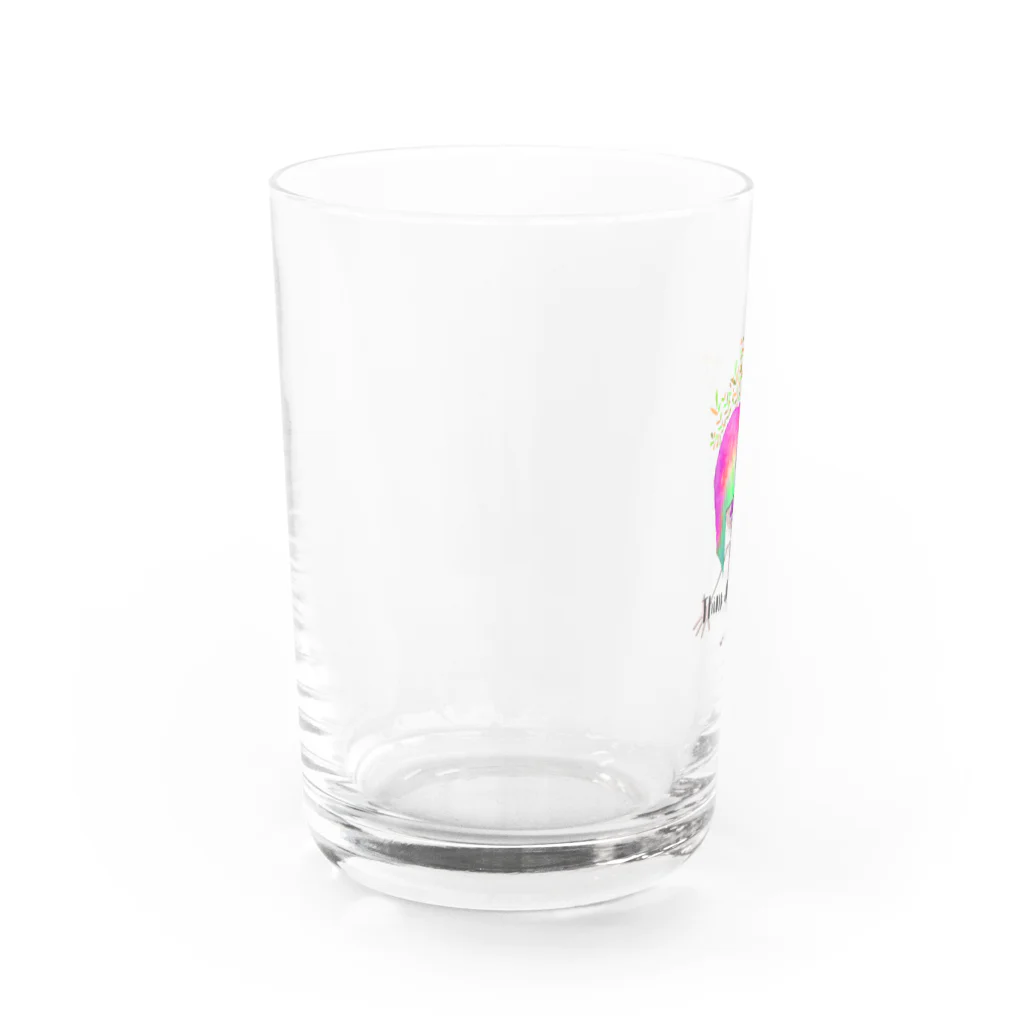 gagamamaの秋の女の子 Water Glass :left