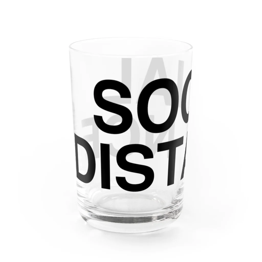 TOKYO LOGOSHOP 東京ロゴショップのSOCIAL DISTANCE-ソーシャルディスタンス- Water Glass :left