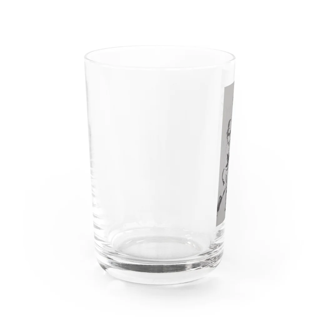 asachanmokunのギャグ丸 Water Glass :left