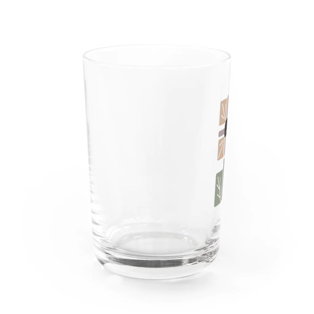 SHIOの花　flower レトロ　 Water Glass :left