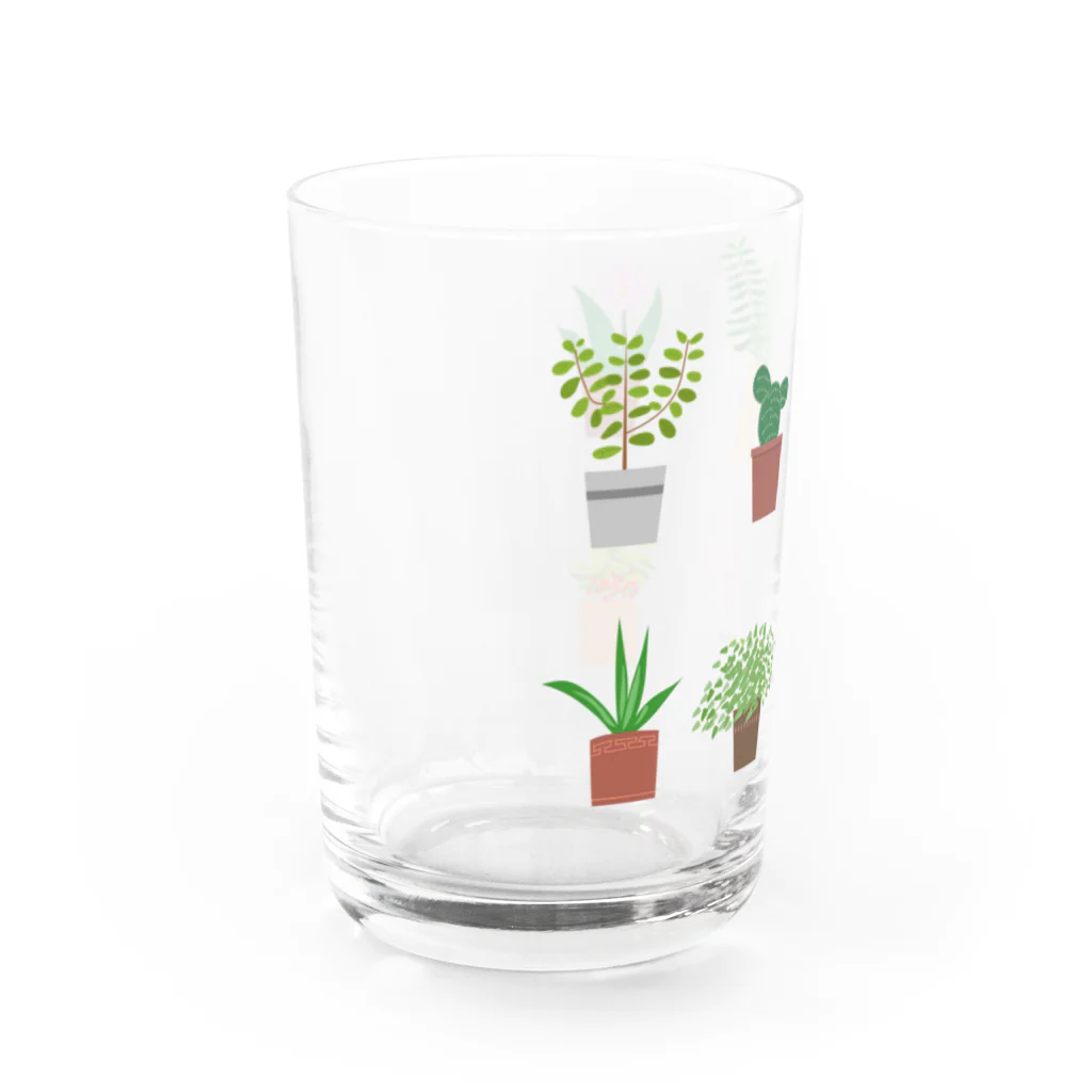 VIETSTAR★１０８のレトログラス　鉢の花 Water Glass :left