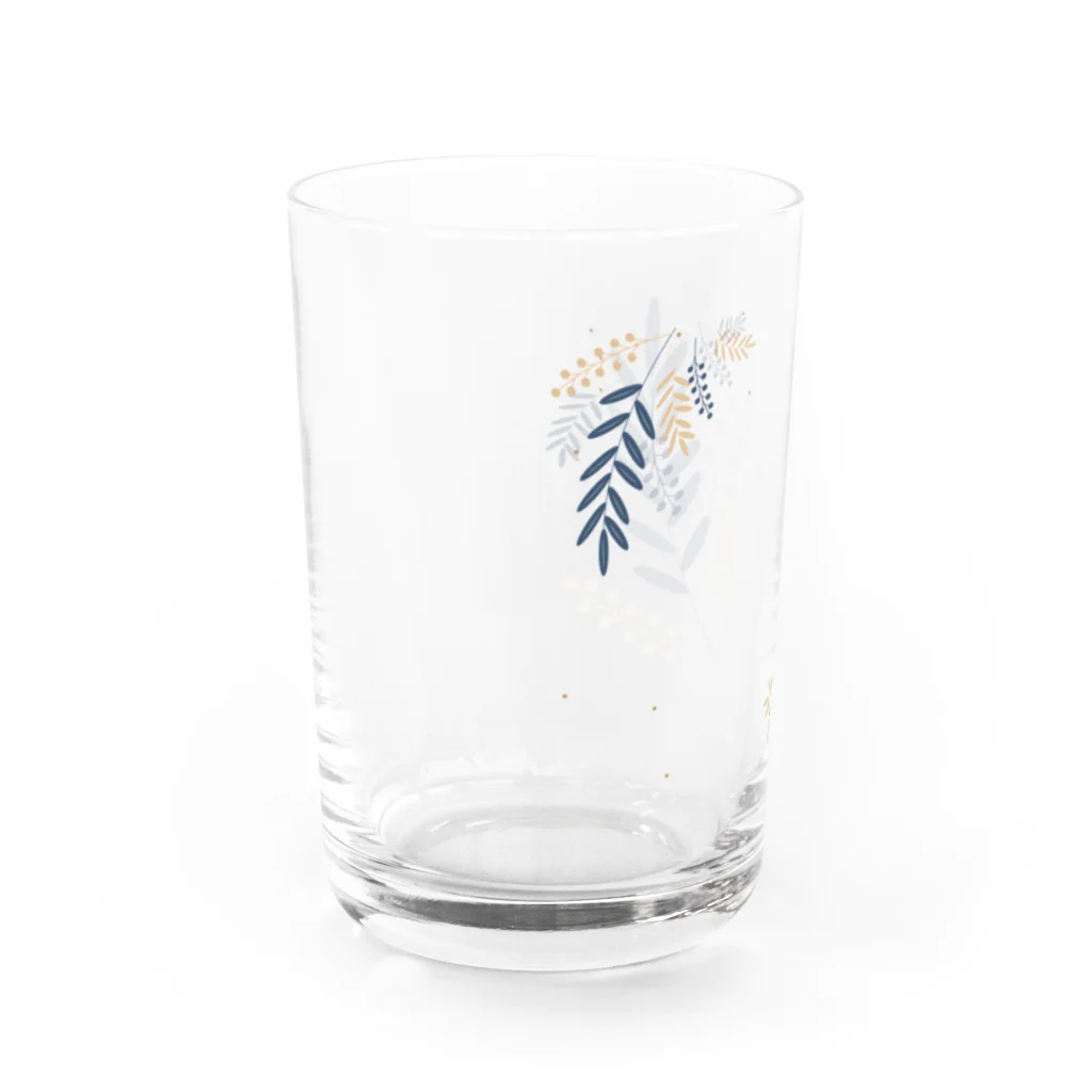 VIETSTAR★１０８のレトログラス　葉 Water Glass :left