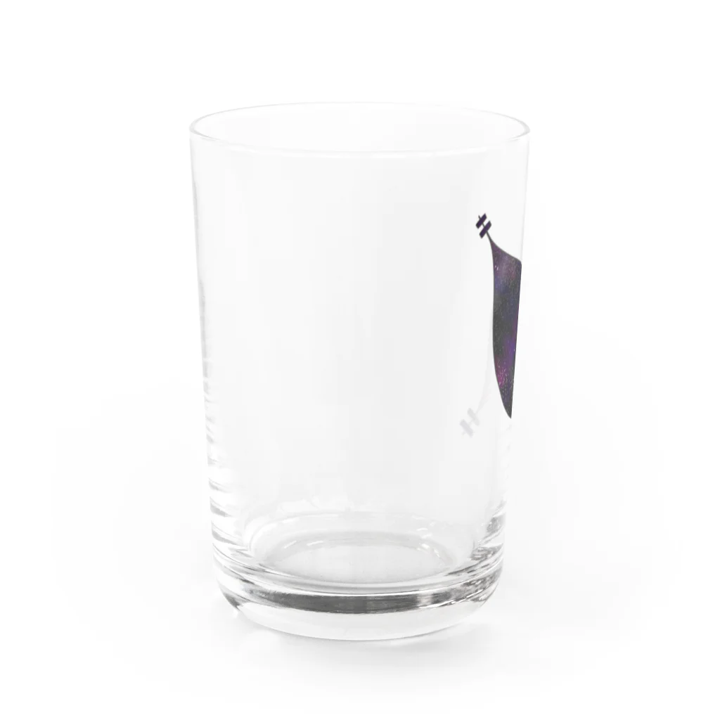 やばたにえんの味噌煮込みの宇宙の裂け目 Water Glass :left