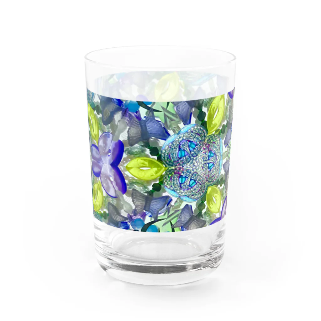 シゲマツヤの月に舞う Water Glass :left