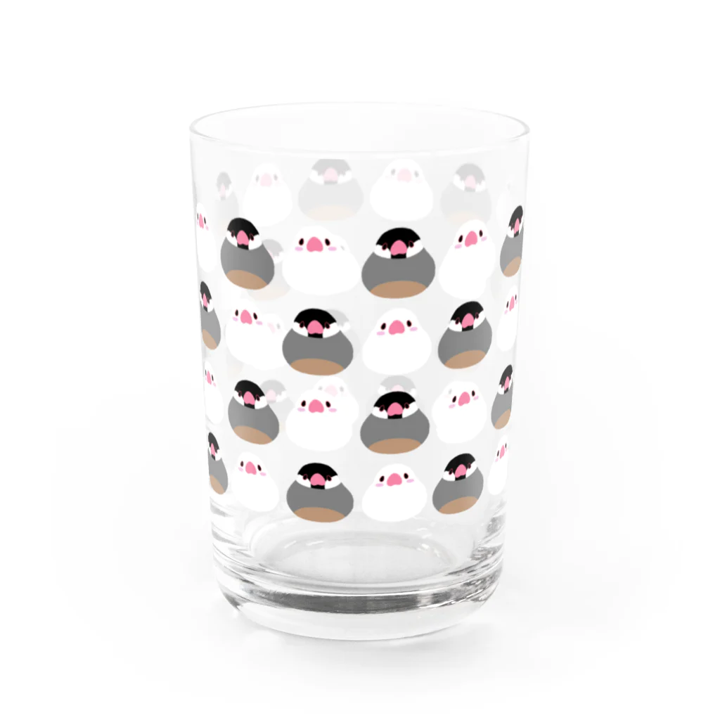 torilove_birdloverのもっちりシンプル文鳥ズ Water Glass :left