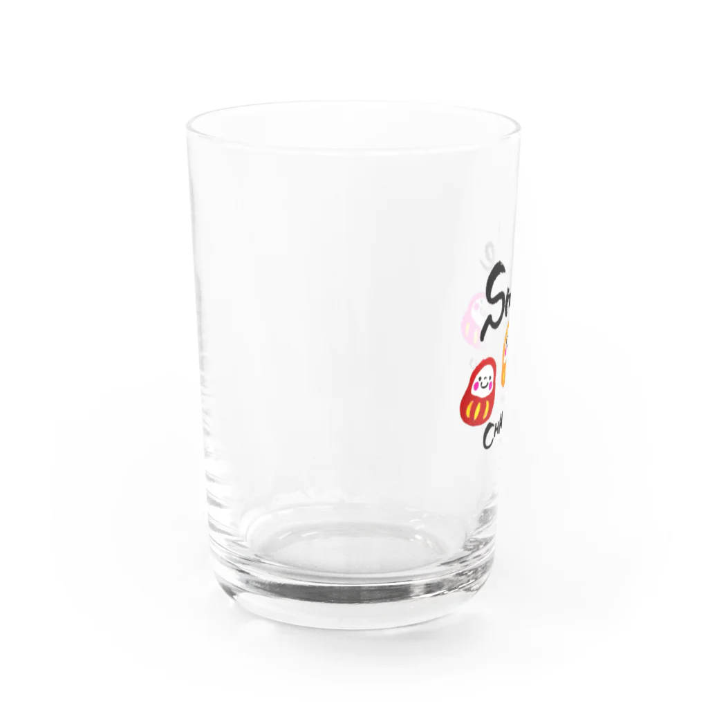 CHANDARUのちゃんだる Water Glass :left