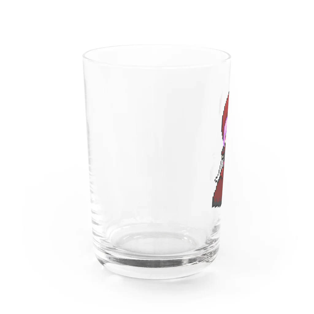 Cattermelaのドット絵お人形さん Water Glass :left