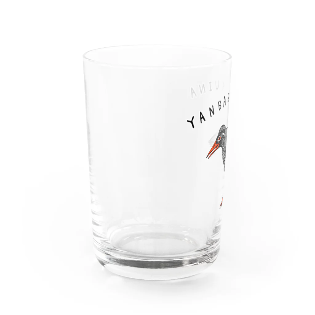 NIKORASU GOの沖縄デザイン「ヤンバルクイナ」 グラス左面