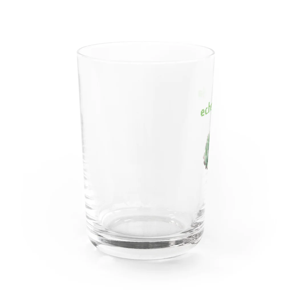 ハナのお店の多肉植物（ドット） Water Glass :left